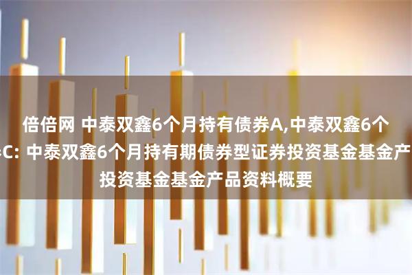 倍倍网 中泰双鑫6个月持有债券A,中泰双鑫6个月持有债券C: 中泰双鑫6个月持有期债券型证券投资基金基金产品资料概要